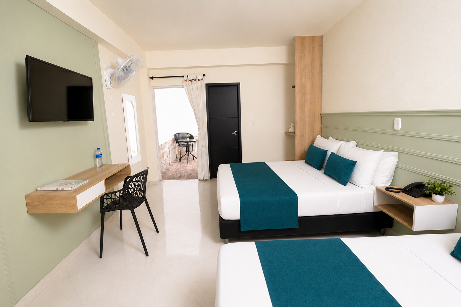 Habitación Triple - Hotel Santa Catalina